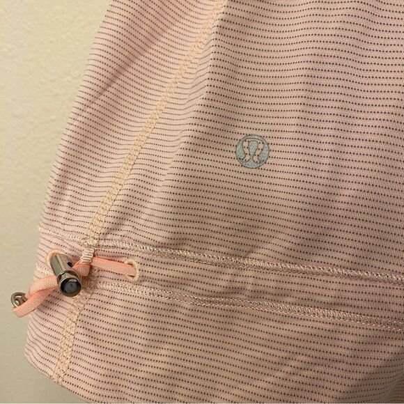 Lululemon blush Rest Less Tank Heathered Barely Pink Wamo Camo size 4 - Picture 6 of 13